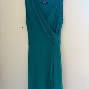 41 Hawthorn Asymmetrical Teal Dress